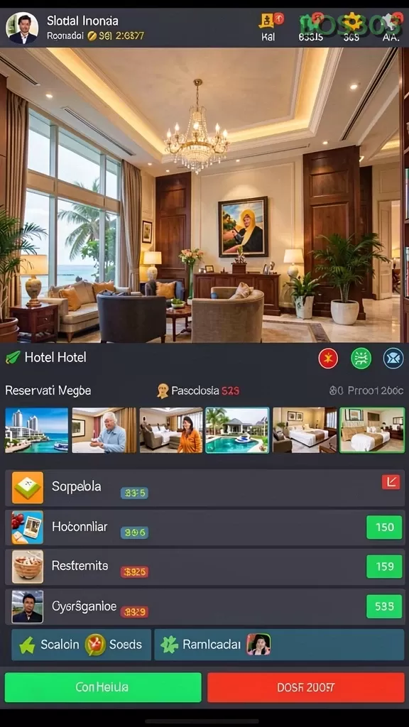 Cuplikan layar HALOBET — menu navigasi